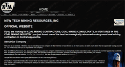 Desktop Screenshot of newtechmining.com